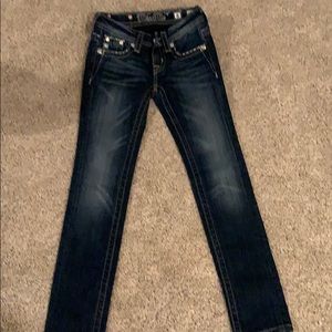 Girls Miss Me Skinny Jeans size 8